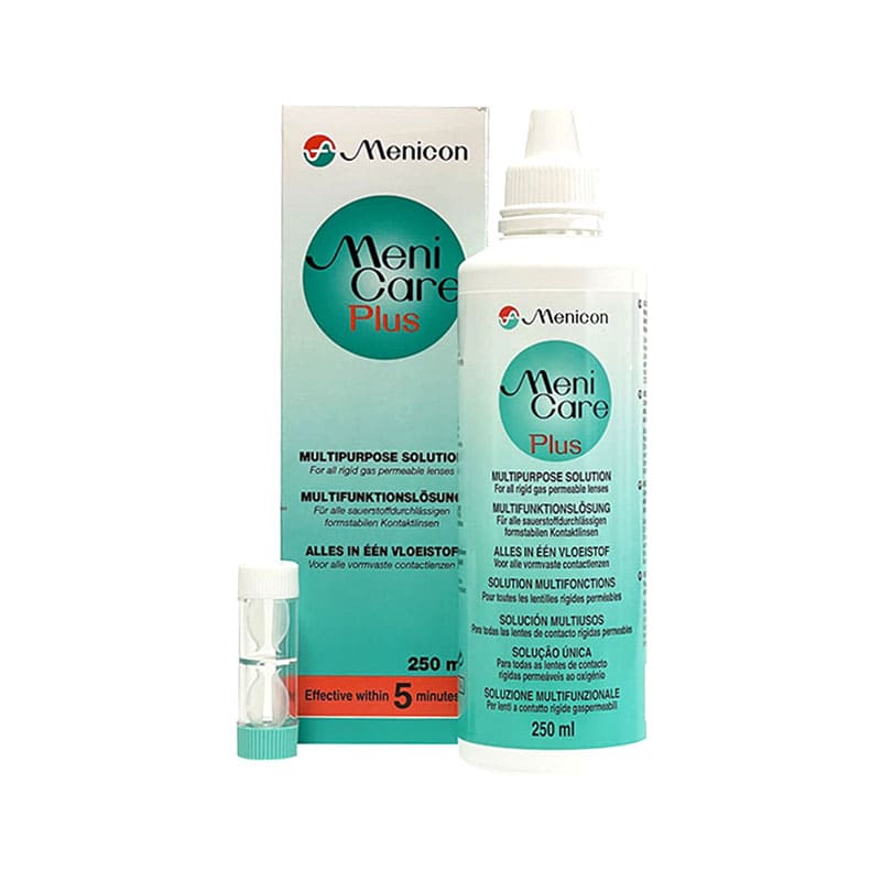 Menicare Plus lentille rigide 250ml - Produits pour lentilles - IllicoPharma