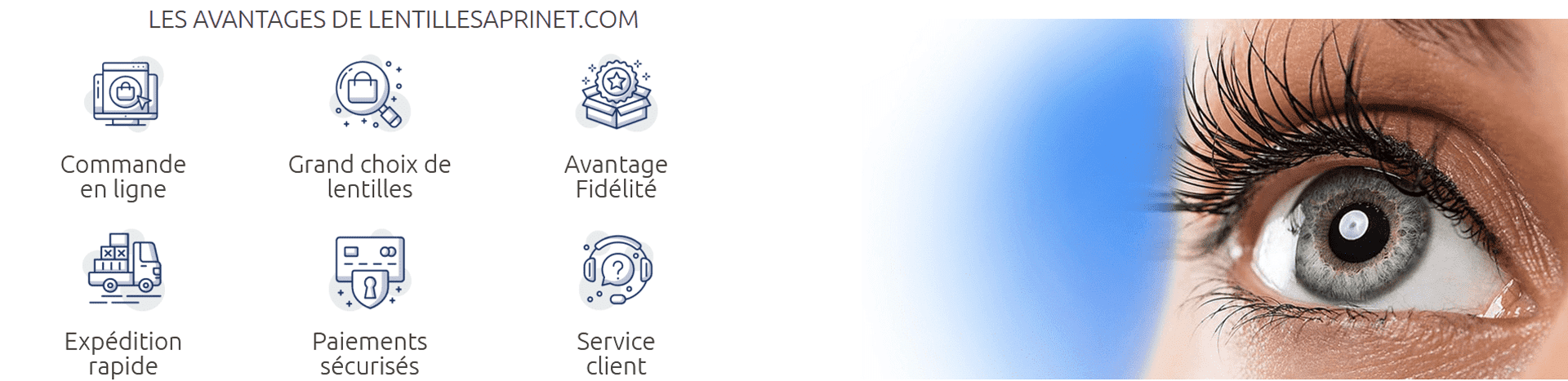 lentilles de contact avantages