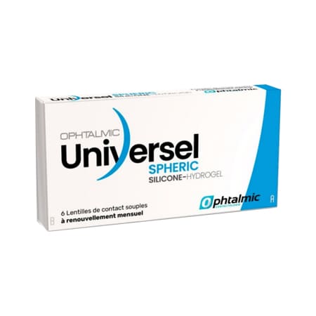 Lentilles de contact mensuelles Ophtalmic Universel Silicone Hydrogel Spheric