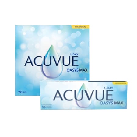 Lentilles de contact Acuvue Oasys Max Multifocal 1 Day