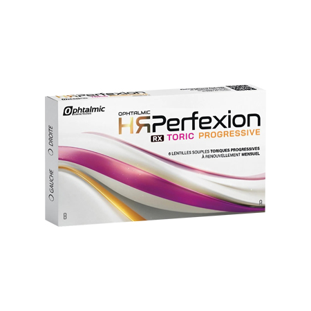 Lentilles de contact mensuelles Ophtalmic HR Perfexion RX Toric Progressive