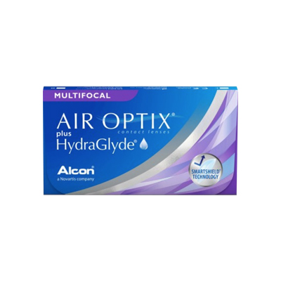 Lentilles de contact Air Optix Hydraglyde Multifocal boite de 6 lentilles