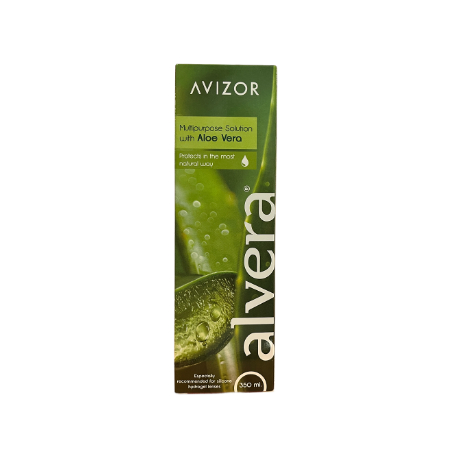 Solution d'entretien pour lentilles de contact ALEVRA 350ml AVIZOR